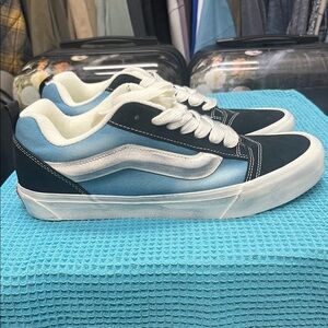 Vans Black and Blue Wave Wash Sneakers